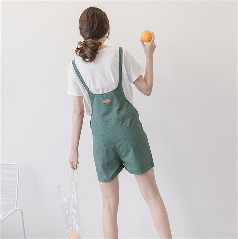 mutterschaft sommer bib Shorts t-shirt anzug kurzarm overall pflege bauch hosen casual shorts Mutterschaft Kleidung Schwangere