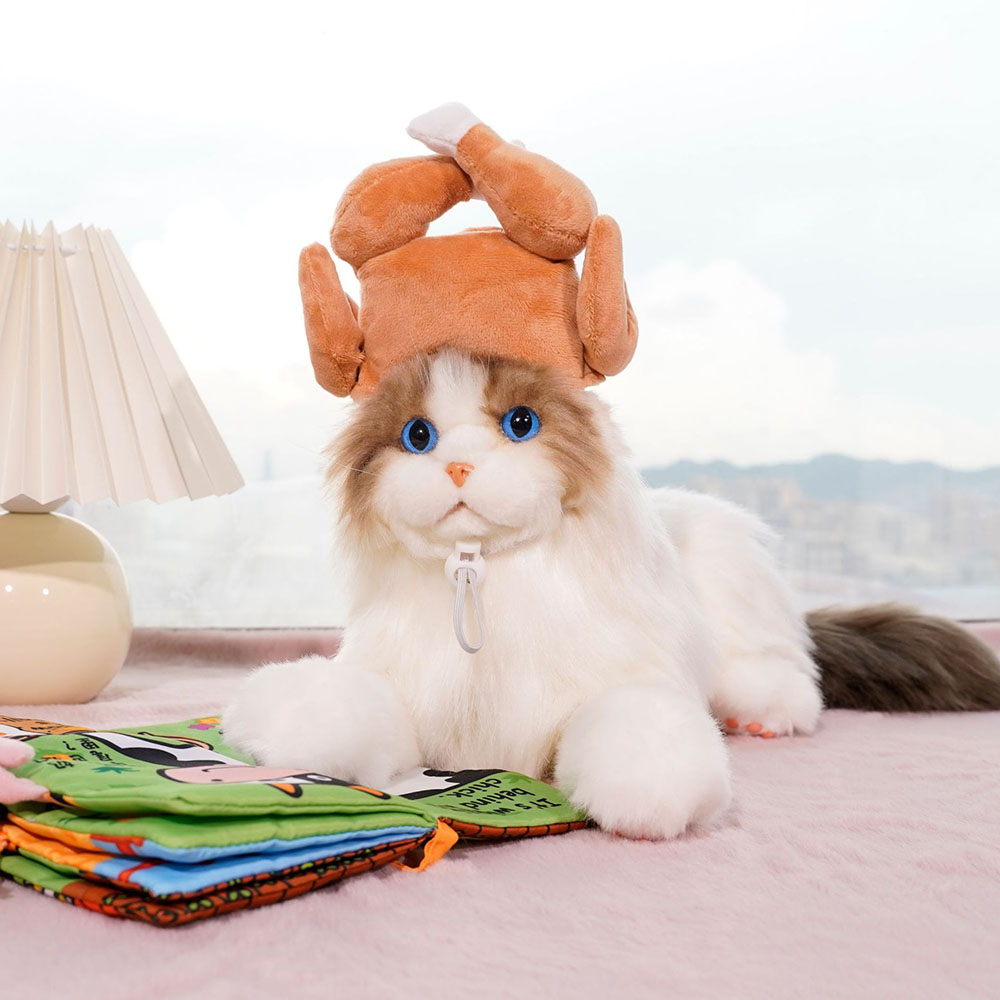 Kitten Grappige Hoed voor Kat Cosplay Verkleedkleding Leuke Huisdier Hoed Foto Prop Universele Puppy Kat Cap voor Halloween Kerstfeest