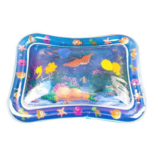 Baby, Kleinkind Karikatur Krake Delfin Aufblasbare Wasser matt Sommer Spiel Spielen Pad Spielzeug: Goldfisch