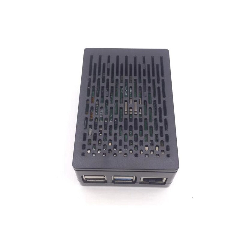 Voor Raspberry Pi 4 Case Shell Box Behuizing Installeerbare Cool Fan Aluminium Heatsink Behuizing Voor Raspberry Pi 4B