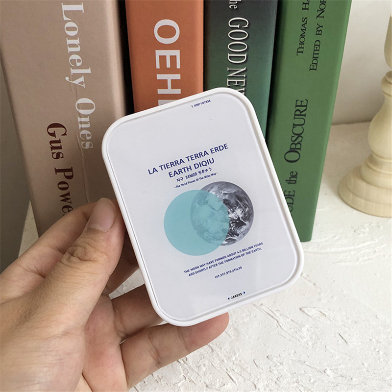 2 double boxes INS contact lens case with mirror beauty lens case contact lens storage box: C02