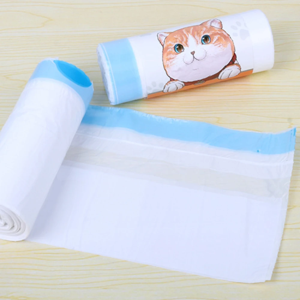 Thickened Cat Litter Bags Box Liners Disposable Drawstring Type Automatic Closing Sealed Can Bear 10KG Pet Supplies