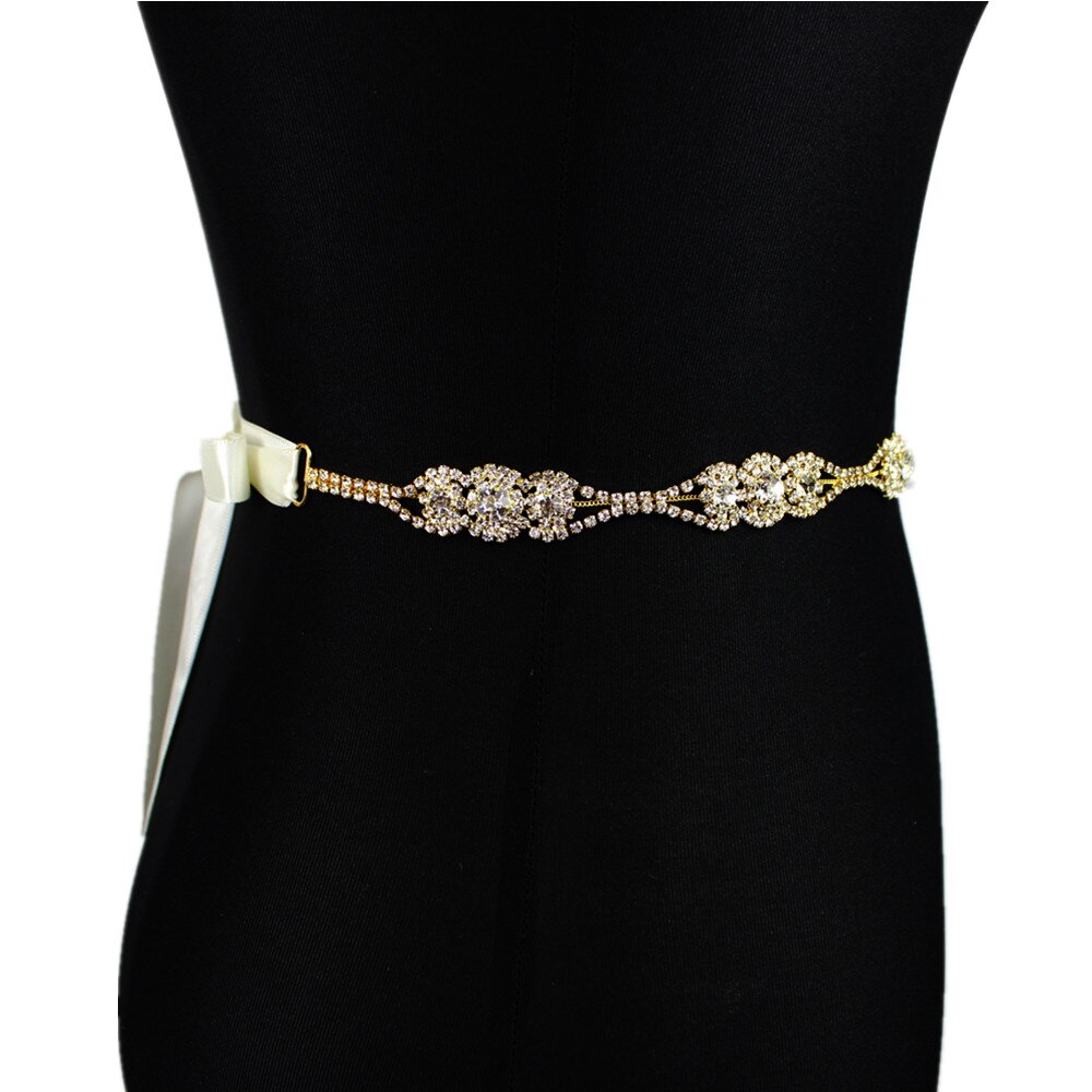 Hojas de plata vestido de boda cinturón Rhinestone cinturón de boda fajas femeninas cinturón de novia Sash accesorios de vestido de novia