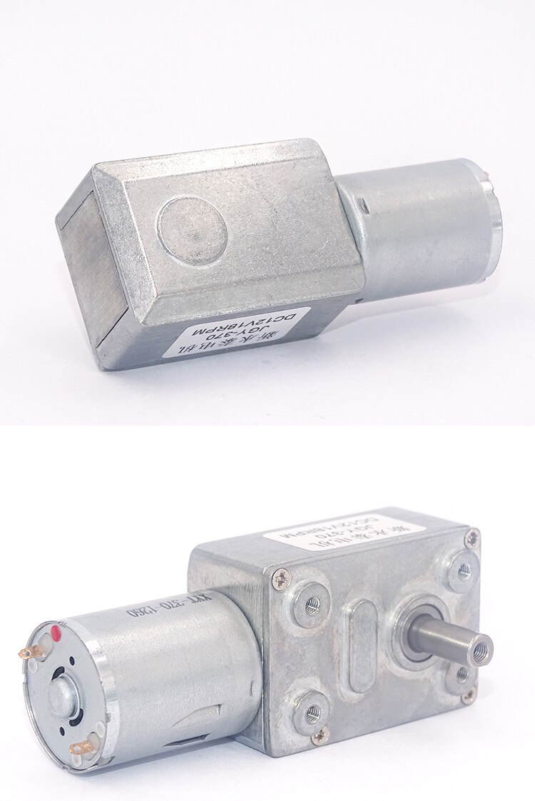 Motorreductor de DC de Reducción de Velocidad Micro 6V 15RPM c/ Eje de
