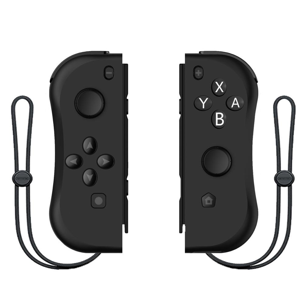 Bezprzewodowy przełącznik sterowanie Bluetooth dla przełącznika Nintendo L/R 2 sterowanie joystickami Gamepad na przełącznik konsoli Nintendo: Black
