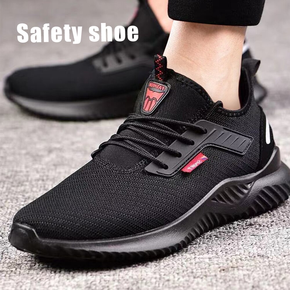 Indestructible Shoes Men and Women Safety Work Safety Boots with Steel Toe Caps Puncture-Proof Boots Lightweight and Breatha