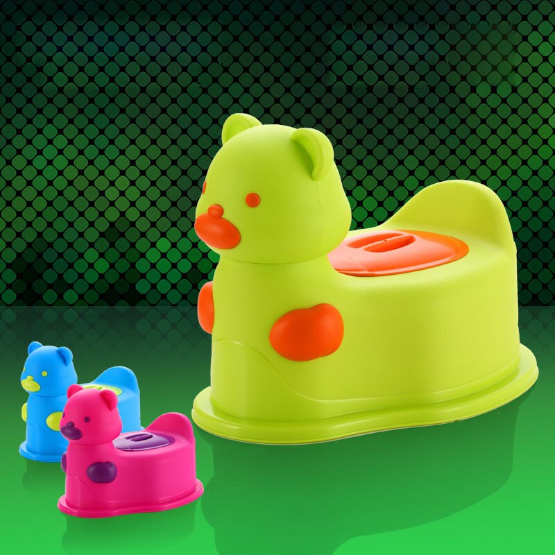 offre spéciale populaire belle ours bébé toilette pot formateur enfants pot chaise formation