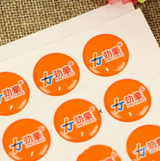 1000pcs Custom shaped non-toxic and die cut kids stickers with durable material for epoxy sticker