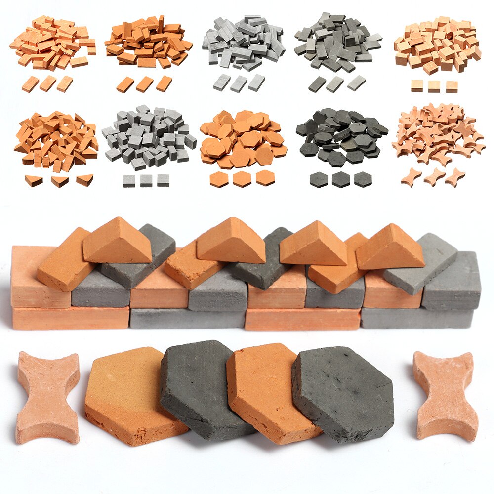 1Set Sand Table Simulation Brick DIY Building Scenery Portable Miniature Durable Kids Decorative Toy Landscape Modelling