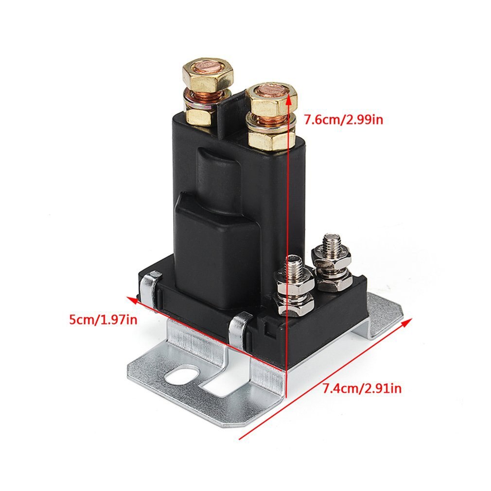 4 Pin 12V AMP 500A Relay Car Starter On/Off Power Switch Dual Battery