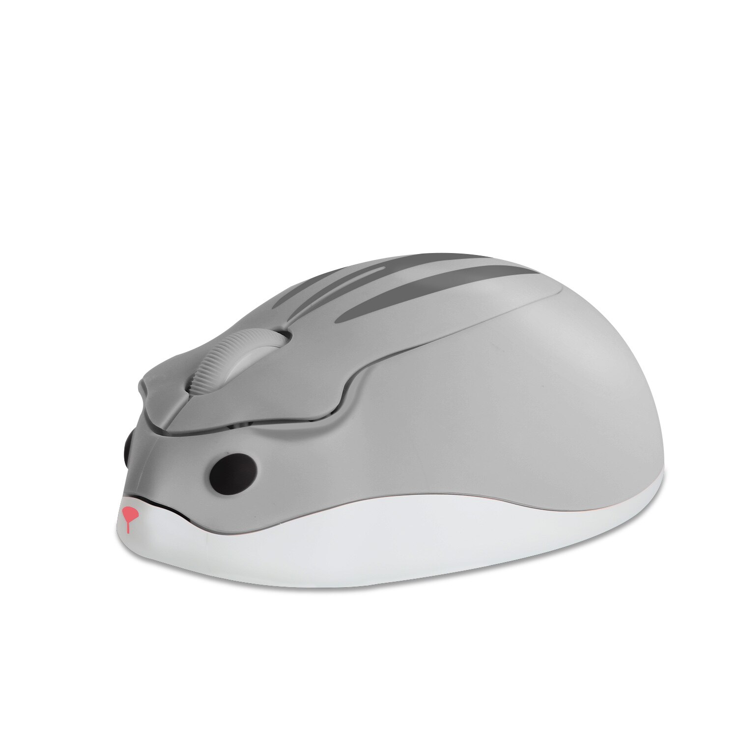 2,4G Drahtlose Maus USB Optische Nette Hamster Karikatur Computer Mäbenutzen Mini Ergonomische 3D PC Büro Mause Für Laptop Deskop freundlicher: Grau