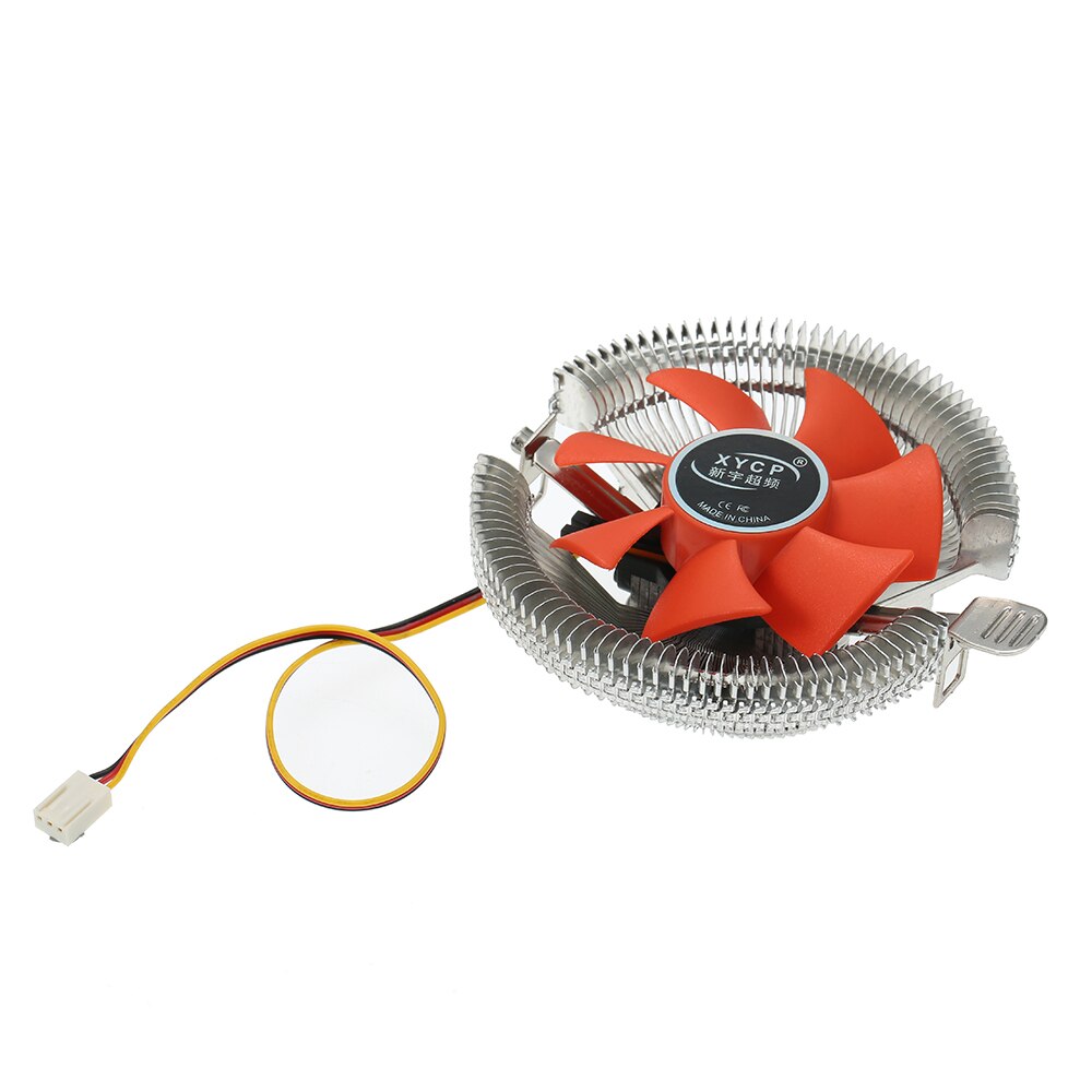 CPU Cooler Fan Heatsink Cooling Fan Air PC CPU Cooling Radiator 3 Pin for LGA775 1155 AM2 AM3 754