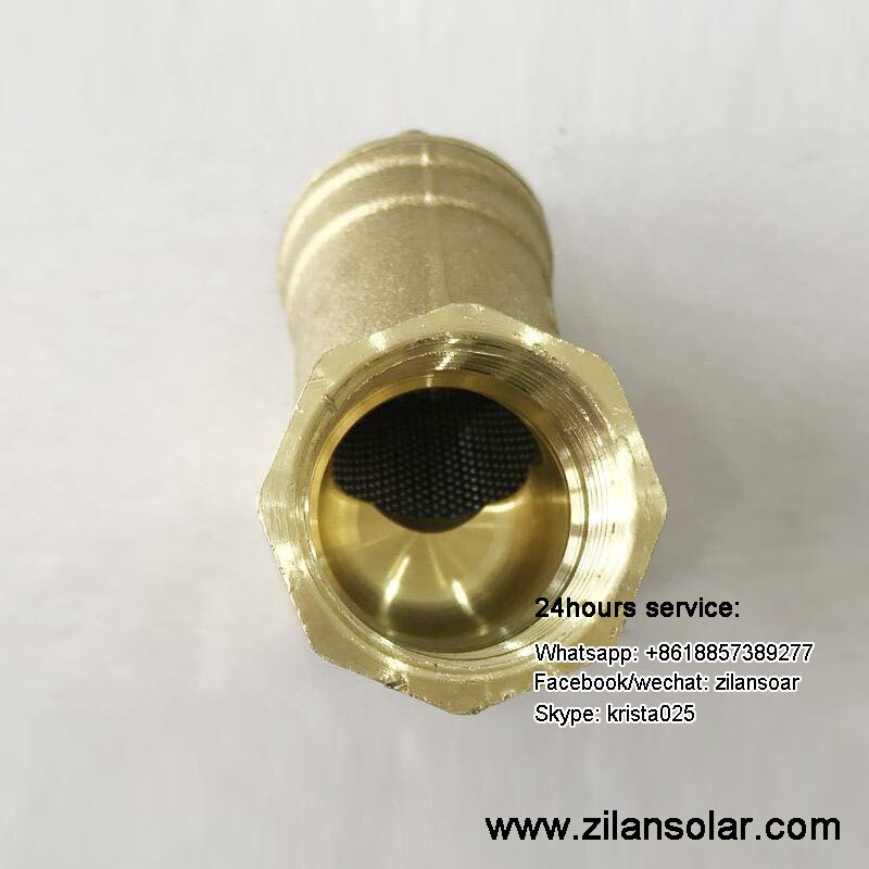 1" brass Y stainer