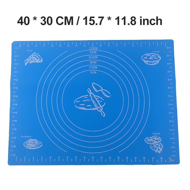 Siliconen Bakken Mat Vel Deeg Rollende Gebak Kneden Mat Schaal Pad Koken Oven Liner Pad Gebruiksvoorwerpen Bakvormen Bakken Tools: C