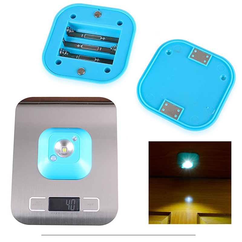 Mini LED Light With Motion Sensor Night Lamp Novelty Light Control Wireless Infrared Motion For Bedroom Hallway