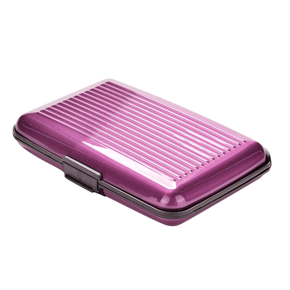 Portatarjetas de gran capacidad para personas mayores, paquete de tarjetas, portatarjetas de negocios: Rosa
