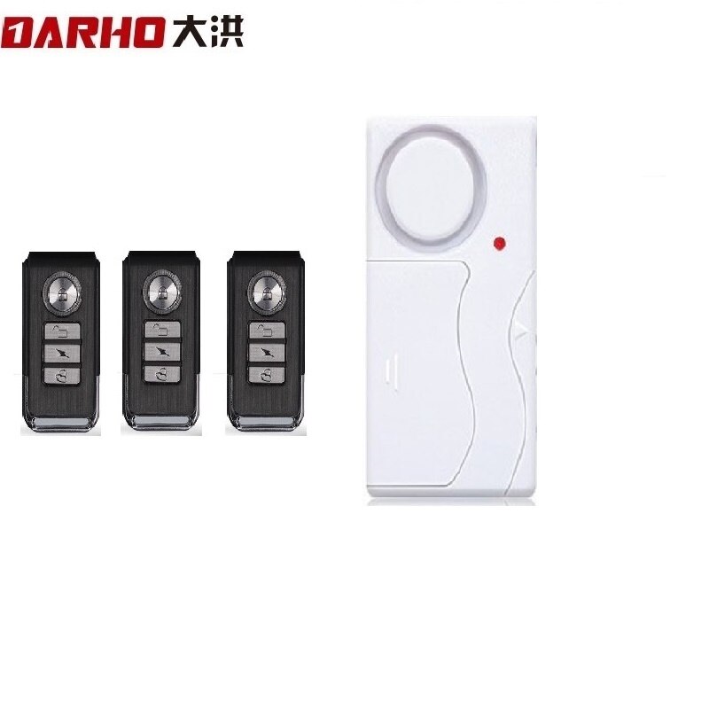 Darho Wireless Security Alarm Bell Kit Window Door Magnetic Sensor Detector Home Safety System Alert With 2 Remote Control
