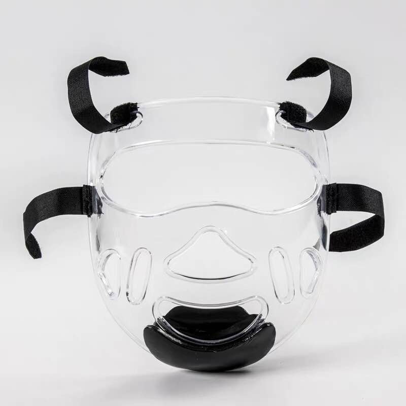 Taekwondo nakrycia głowy pogrubienie karate kask dorosłych dzieci Sanda boks szkolenia kask Muay Thai ochronny sprzęt nakrycia głowy: face mask / S M