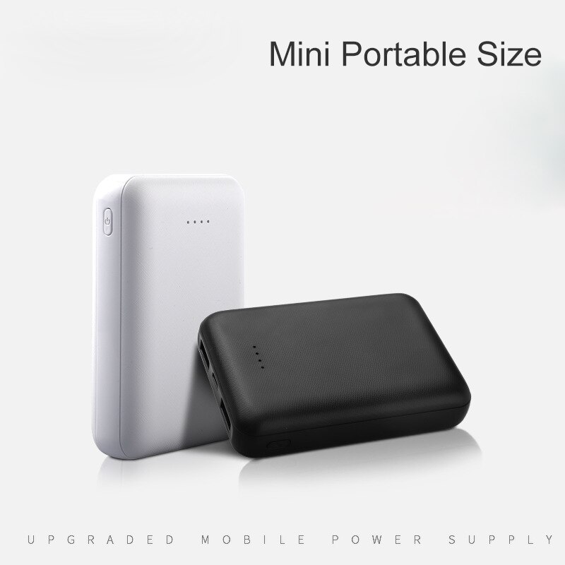 10000mAH 8000mAh 6000mah 4800mah Draagbare Mini Externe Batterij Power bank Dual USB Telefoon Oplader 18650 batterij Poverbank