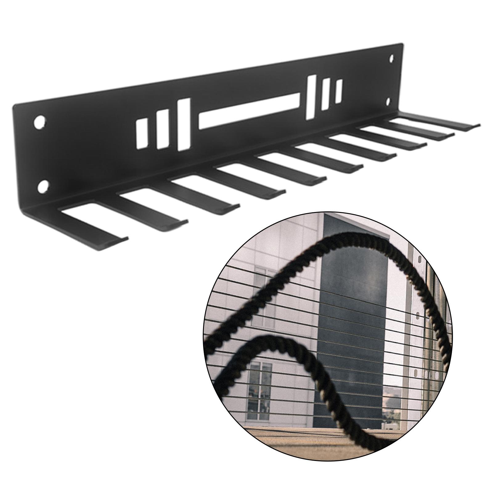 Multi-Purpose Gym Storage Rack Sports Equipment Rack Wall-Mounted Hanger for Exercise Bands