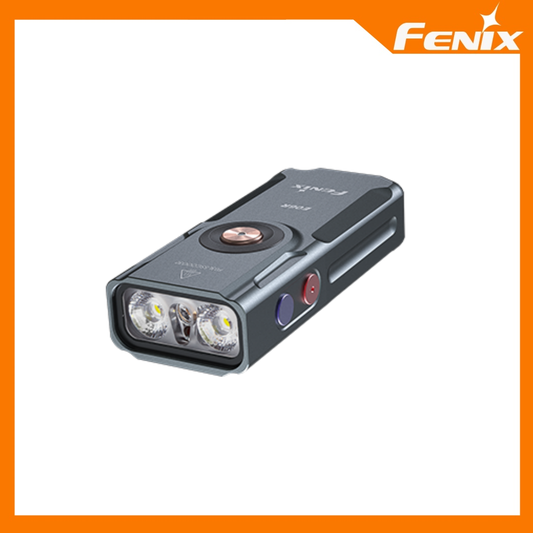 Fenix E06R Flashlight 700 Lumens 3-in-1 EDC Keychain Flash light TYPE-C Rechargeable Bulit-in 750mAh Battery: black
