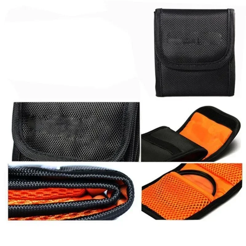 3 kieszenie Torba na filtr obiektywu Pokrowiec na filtr obiektywu aparatu 82 mm ND UV CPL Uchwyt na filtr obiektywu aparatu Etui z portfelem