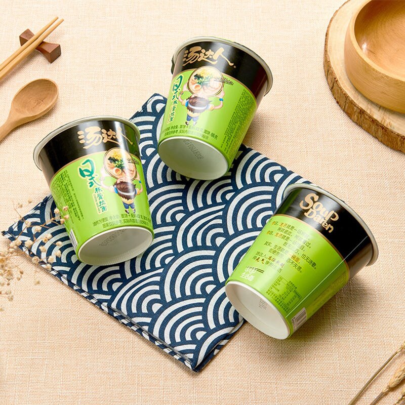 Tongyi Soep Master Japanse Tonkotsu Ramen Instant Noodle Cup Ramen Vat Instant Ramen Kleine Cup Noodle