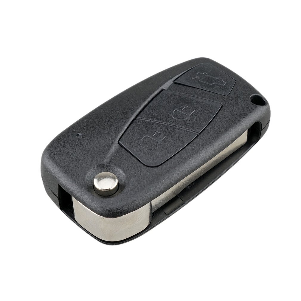 Folding Flip 3 Btn Afstandsbediening Sleutelhangers Geval Shell Voor Fiat Punto Ducato Stilo Panda 3-Key Case key Protector