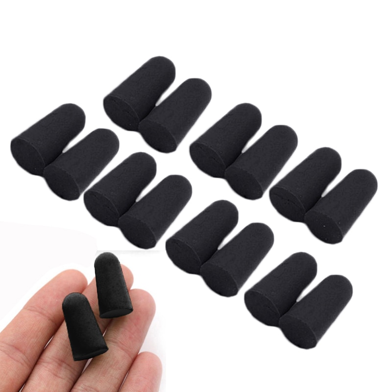 1/2/5/10 Paar Soft Foam Oordoppen Geluidsisolatie Gehoorbescherming Oordopjes Anti-geluid slapen Stekkers Foam Soft Ruisonderdrukking