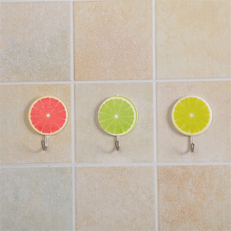 Ovikoukut 3 kpl vahvasti tarttuva hedelmäkoukku seinä keittiövaatteet kynsittömät koukut ei jälkeä ovikoukun takana