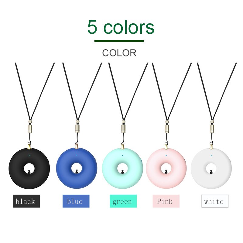 Neck-type portable negative ion air purifier portable car household round necklace small formaldehyde removal