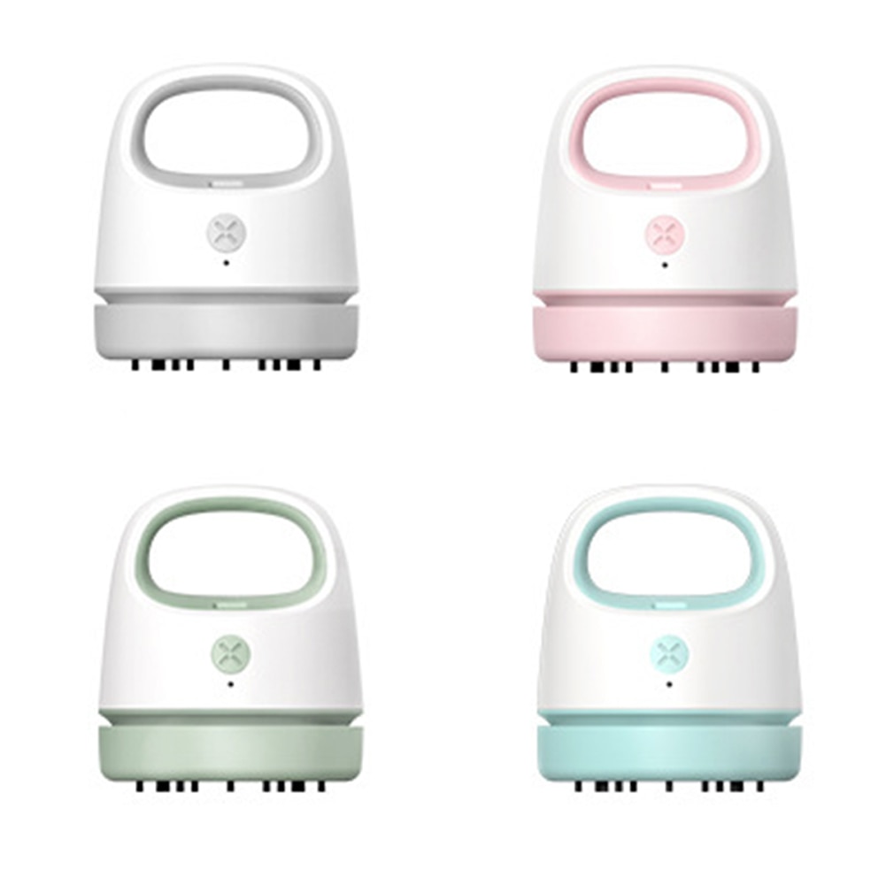 USB Rechargeable Desktop Vacuum Cleaner Desk Table Dust Vacuum Cleaner Strong Suction Pet Hair Removal Sweeper