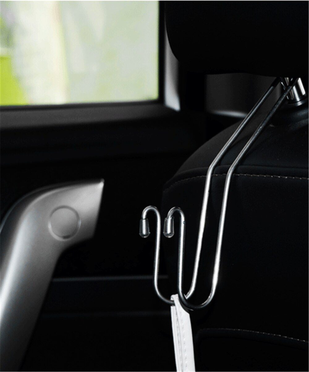 Gancho colgante para reposacabezas de asiento de coche, bolsa de almacenaje de alimentos para Jeep Liberty Trailhawk Commander Renegade Cherokee SAHALA