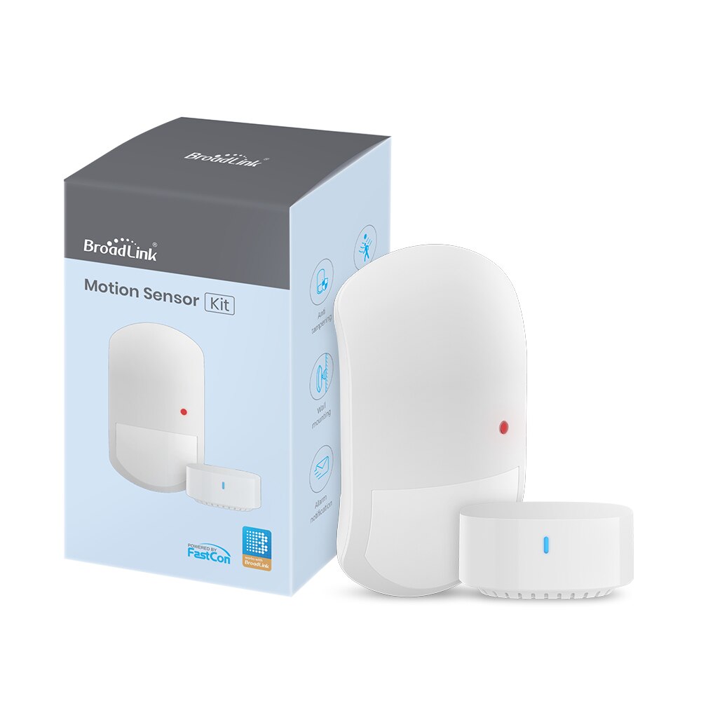 BroadLink PIR Wi-Fi Smart Motion Sensor with Hub for Alexa, Google Home, IFTTT