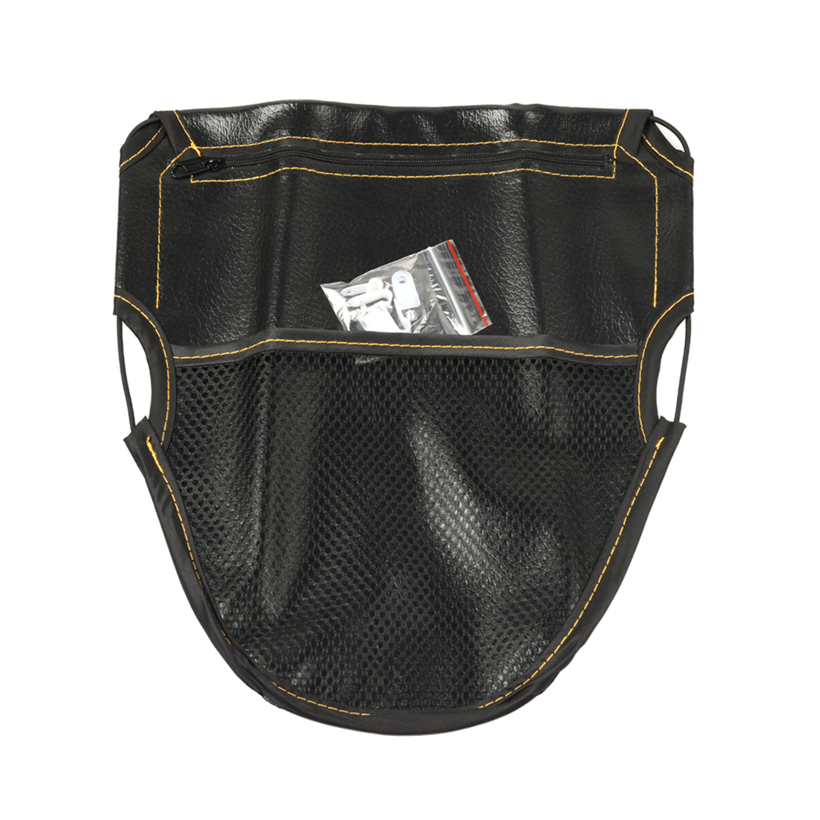 Leather Motorcycle Under Seat Cushion Storage Pouch Bag, Accessories