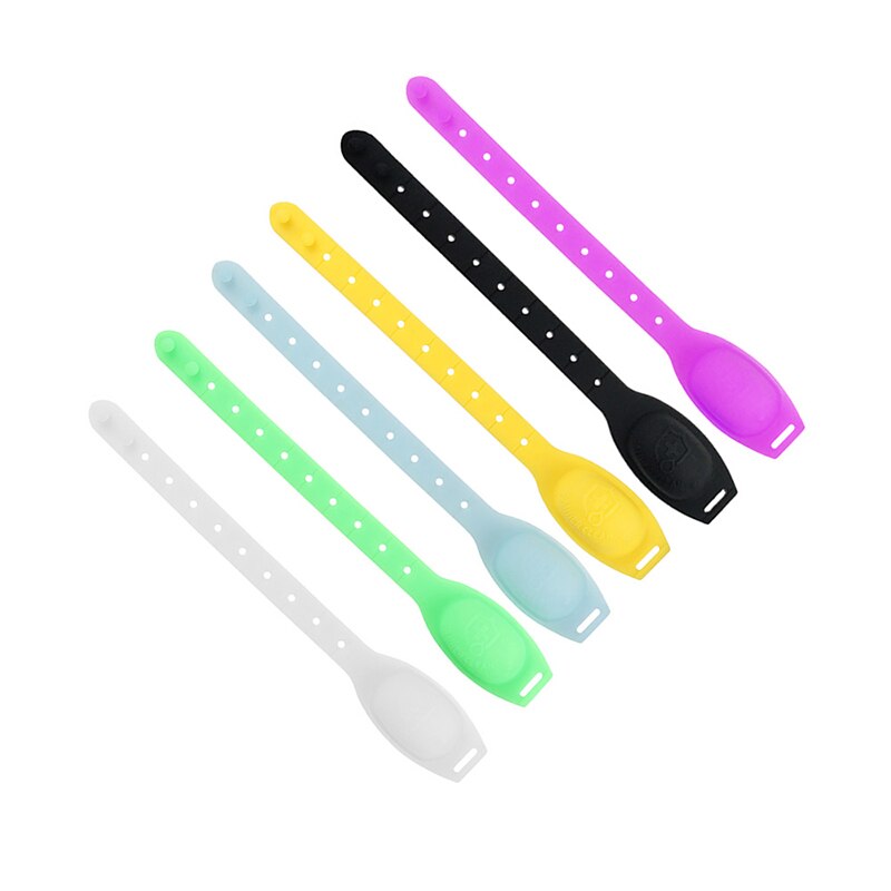 Silicone Cleaner Wristband Soft Comfortable Adjustable Length Holding Wrist Strap Free-Washing Alcohol Cleaning Wrist Band
