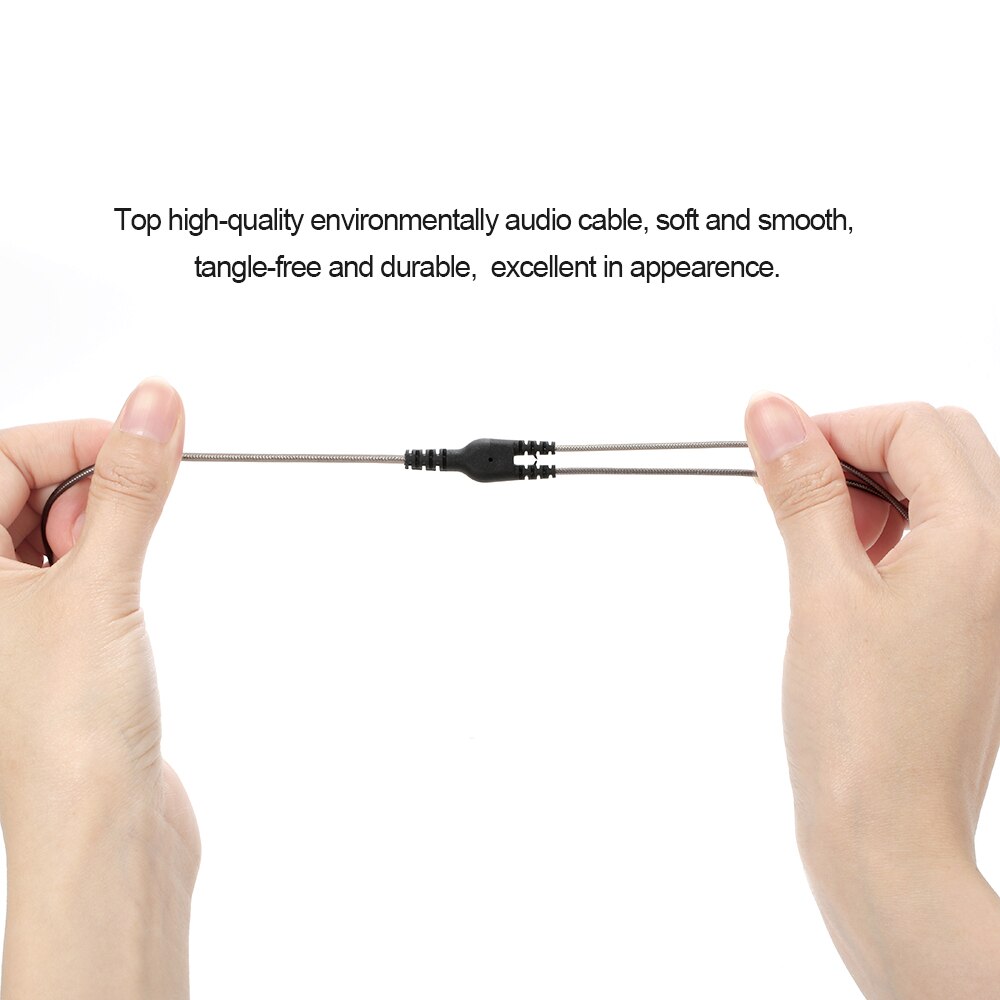 3,5mm Kopfhörer Kabel für Shure SE215 SE315 SE425 SE535 SE846 UE900 Kopfhörer Draht Abnehmbare Ersatz Kabel mit Mikrofon