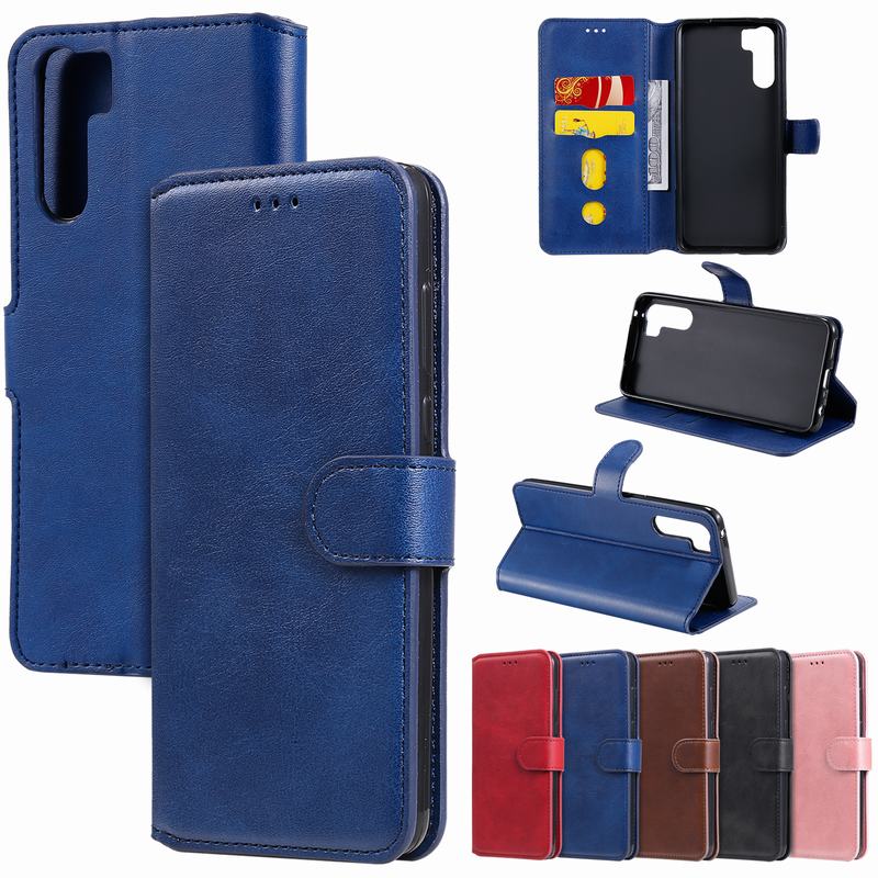 Funda de cuero para OPPO A91 A31 , Funda con tapa magnética a prueba de golpes, Funda Lisa para tarjetas, OPPO F15 A8, 360