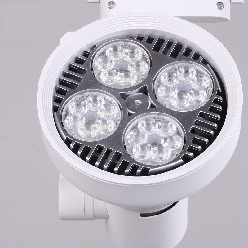 LED Track lighting with par30 30w 40w spot lamp led bulb for indoor lighting clothes jewel shop restaurant dining room