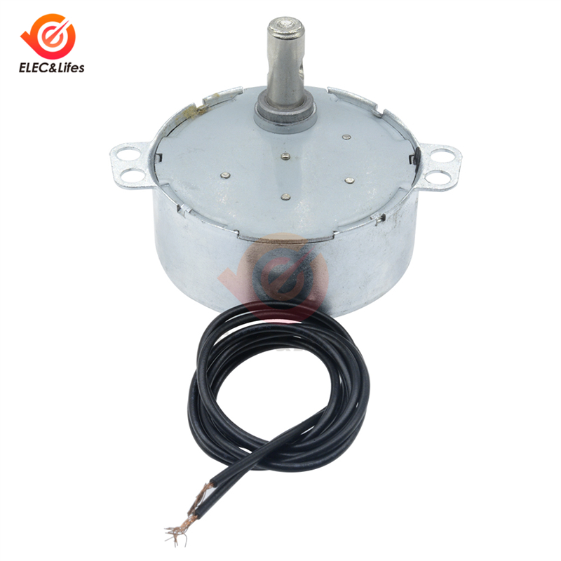 AC 12V AC 220-240V 50/60Hz Synchronous Motor TYC-50 5-6RPM/min Robust Torque CW/CCW motor