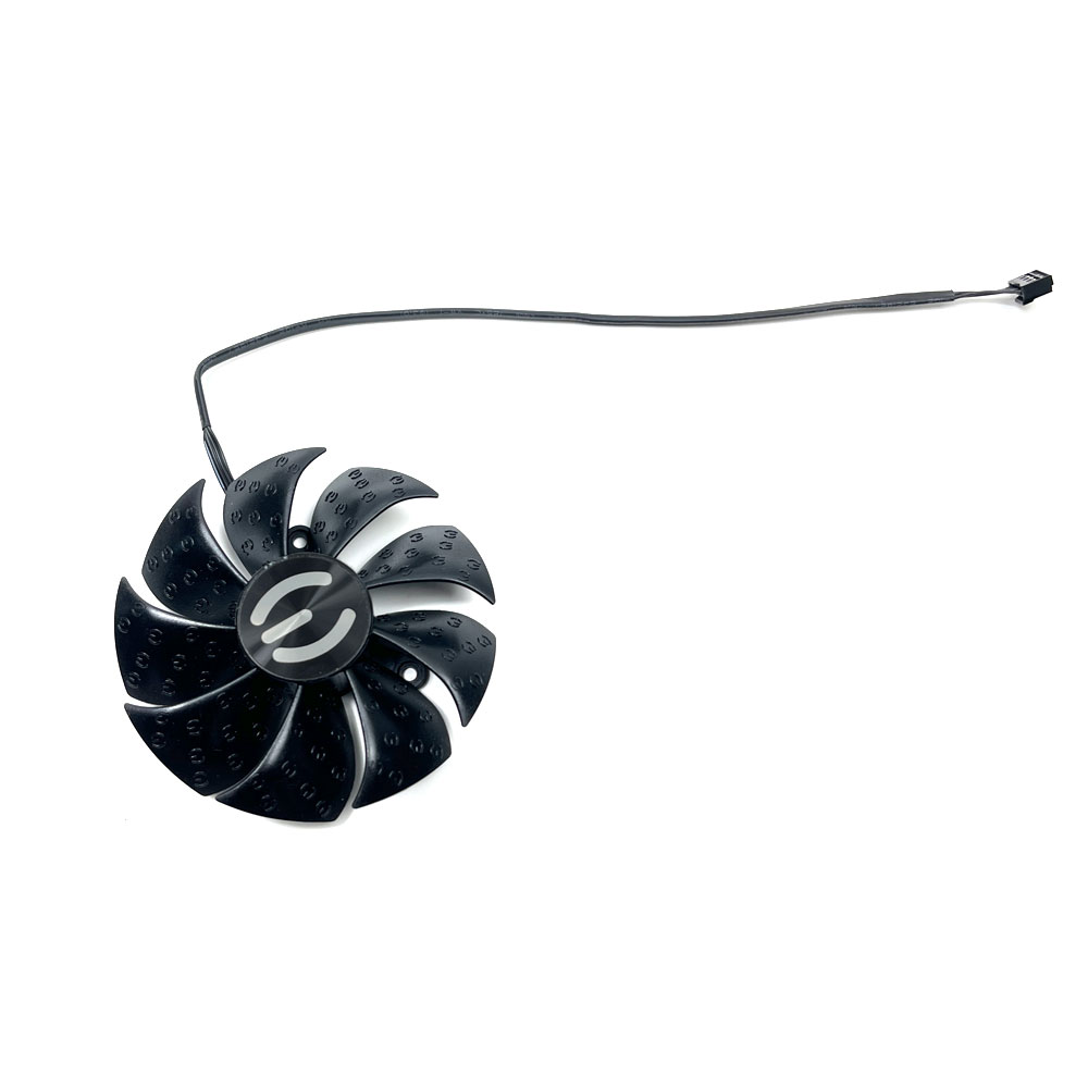 NOWY wentylator GPU 88MM RTX 3060 Ti FTW ULTRA GAMING, do EVGA RTX 3070、3070TI、3080、3080TI、3090 XC3 ULTRA GAMING Wentylator chłodzący kartę graficzną: Złota