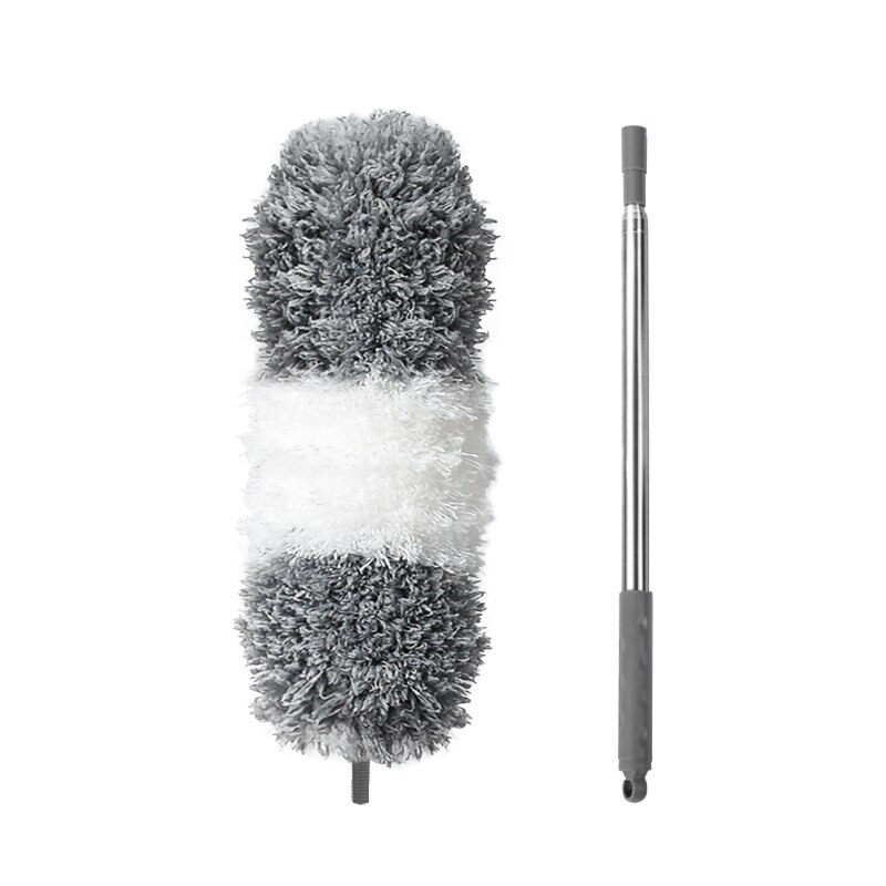 Feather Duster Retractable Brush for Ceiling Spider Web Dust Removal Scavenging Cleaning Tool: Default Title