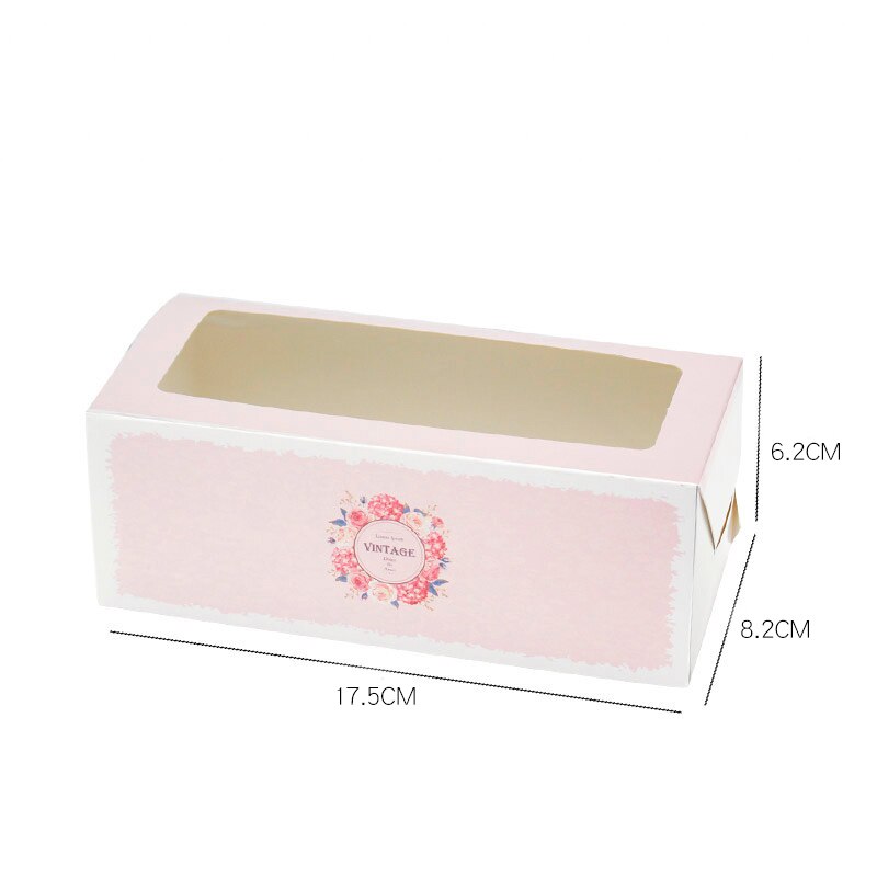 20 st schweizisk rulltårtpapper omelettkaklådor och förpackning cupcake candy cookies bröllopslådor för gäster baby shower: D