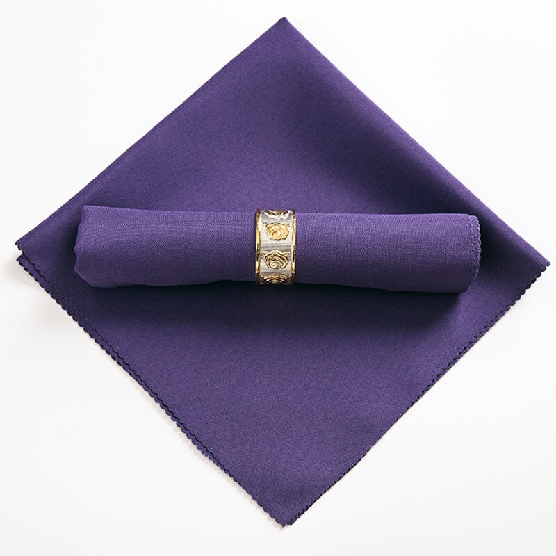 50X50Cm Servetten Doek Vierkante Satijnen Stof Servet Zakdoek Voor Bruiloft Verjaardag Thuis Party Hotel Goud geel