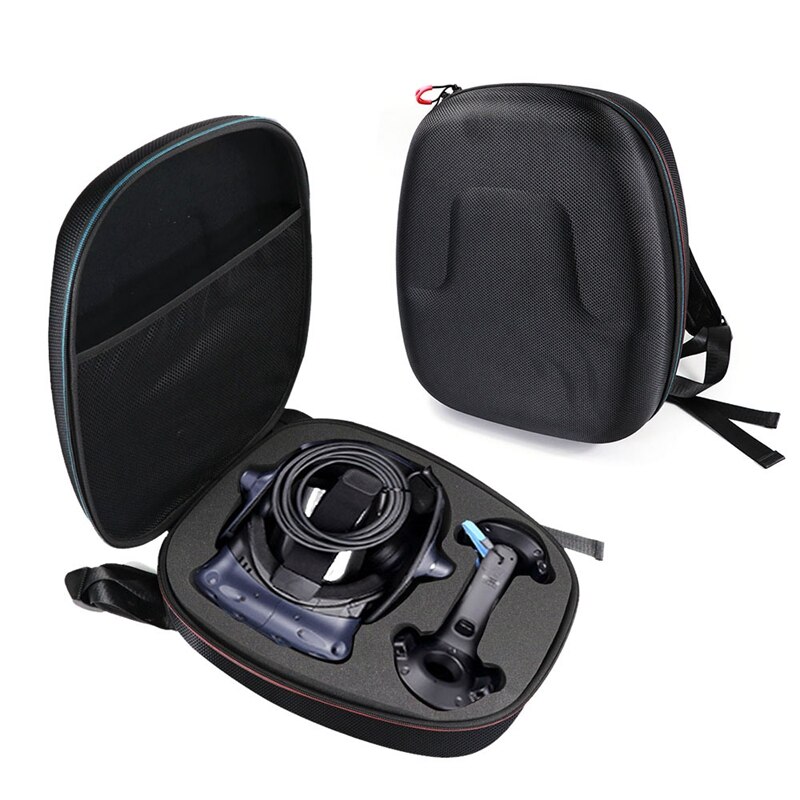 Lunettes sac de transport adapté pour HTC VIVE Pro VR sac de rangement VR lunettes 3D Protection boîte dur résistant à la pression sac de transport