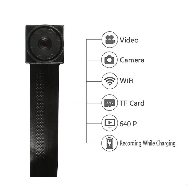 Mini WIFI Network Camera P2P Micro-Camera DIY Wireless Camera Module Motion Activated DV Vedio Recorder WIFI Mini Camcorder