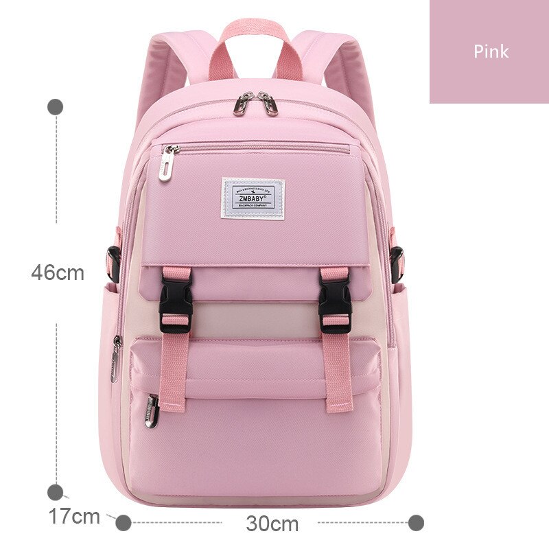 Fengdong freundlicher schule taschen für mädchen primäbetreffend Schüler viele abteilungen schule Rucksack mädchen Campus Rucksack: Rosa
