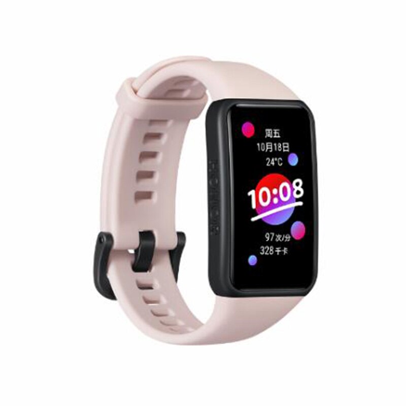 Huawei-pulsera inteligente Honor Band 6, reloj con pantalla táctil AMOLED a Color de 1,47 pulgadas, SpO2, para natación, ritmo cardíaco, sueño y siesta, estrés, novedad