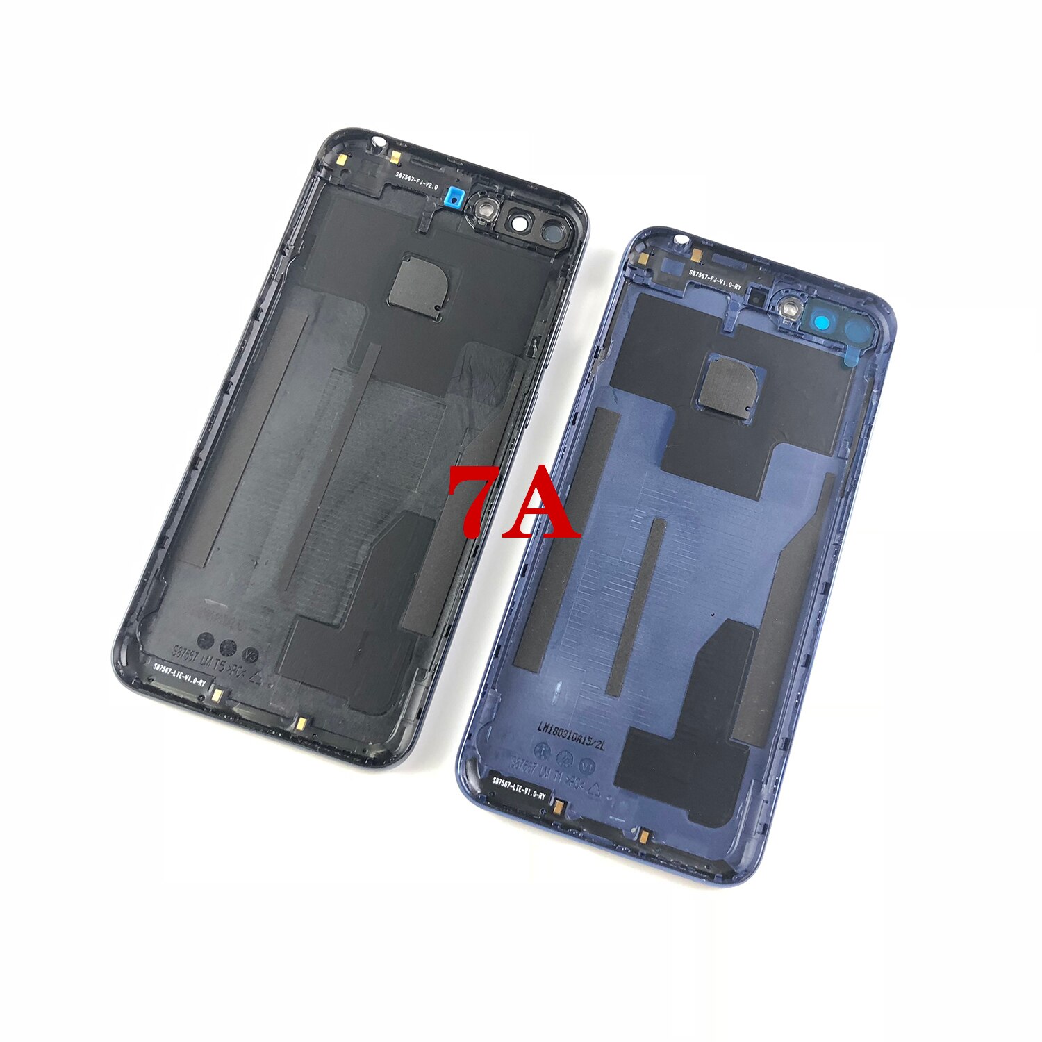 Pour Huawei Honor 7A pro Aum-l29 / Honor 7C Aum-L41 / Honor 7A boîtier couvercle de la batterie couvercle arrière et boutons de Volume d'alimentation + logo