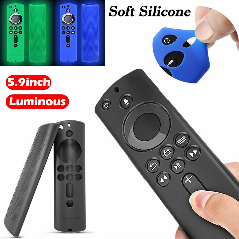 Luminous Silicone Case Shockproof Cover For Fire TV Stick 4K / Fire TV (3rd generation) / Fire TV Cube Voice Remote Control